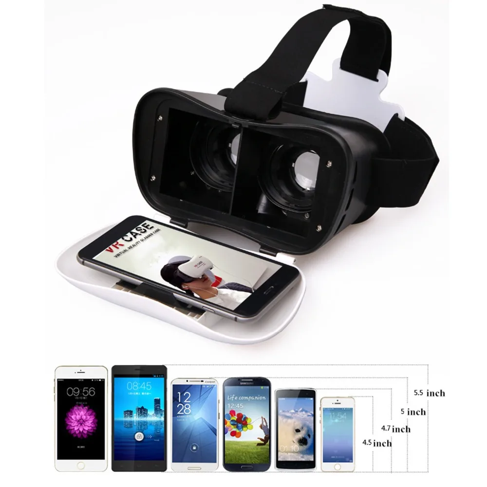  VR Case 5 Headset VR Glasses VR Viewer For Virtual Reality Headset Visore 3D Eyes for Iphone/Huawei