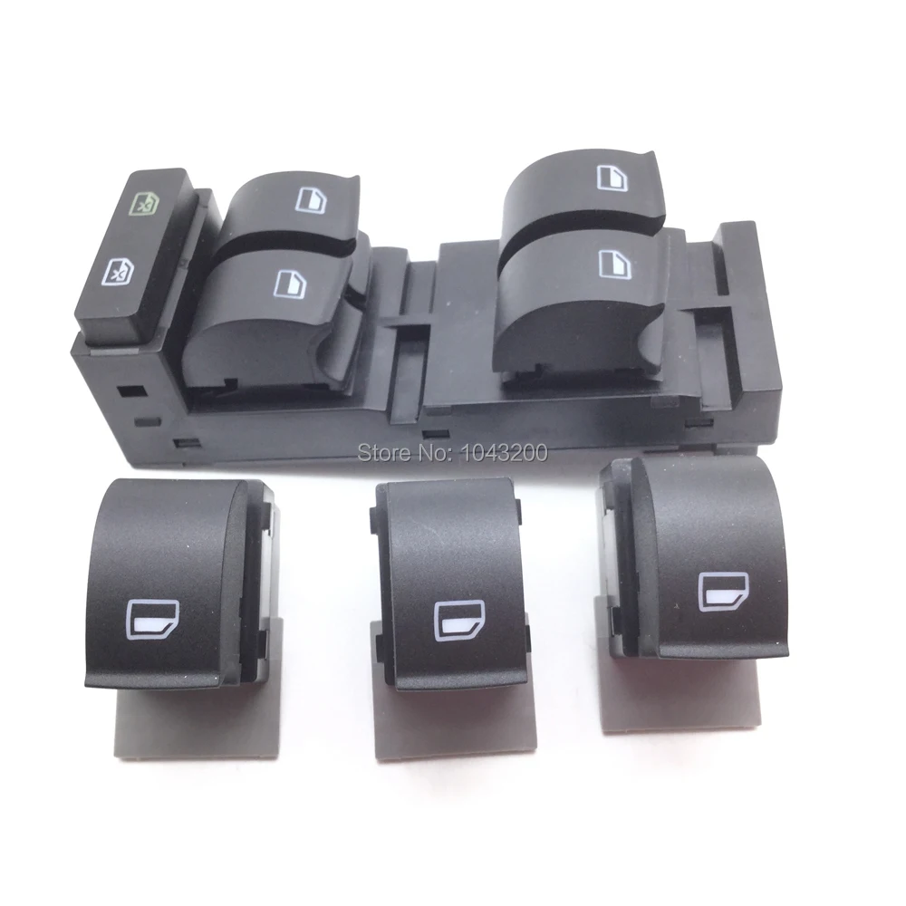 Новая для Audi A3 A6 C5 RS6 S6 Allroad 1998 - 2004 кнопка переключателя стеклоподъемника OE #4B0959851