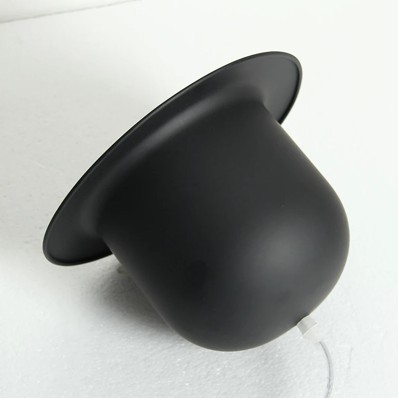 Modern Jazz Top Hat Pendant Lamp Dining Room Jeeves / Wooster Pendant Lights Outside Black Inner Golden Ac110v 220v LED Lighting