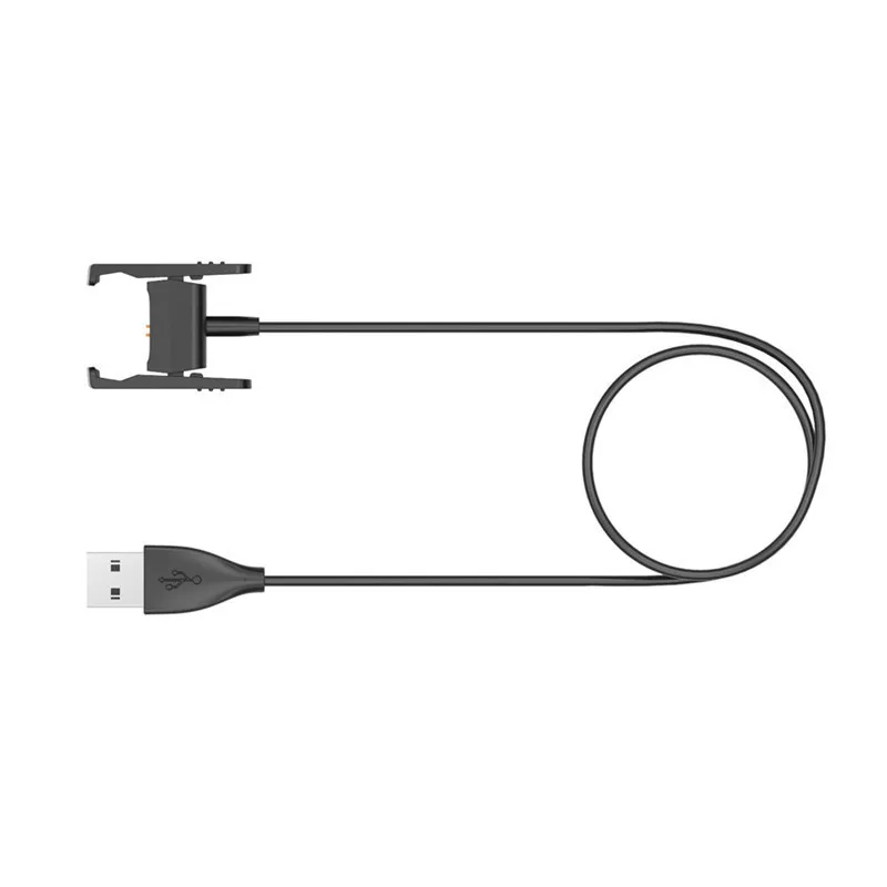 

New USB Charging Charger Cable Cord for Fitbit Charge 2 Bracelet Wristband 55cm/100cm fit bit charge 2 Replacement Dock Adapter