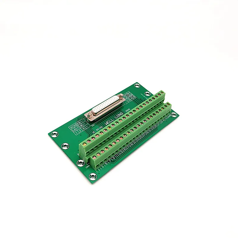 D-Sub Db44 Female Header Breakout Board, Terminal Block, Connector.