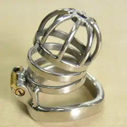 Нержавеющая сталь мешочек целомудрия, устройство для CB6000 пояс целомудрия пениса кольцо Пояс верности полые клетка игрушки для мужчин G200