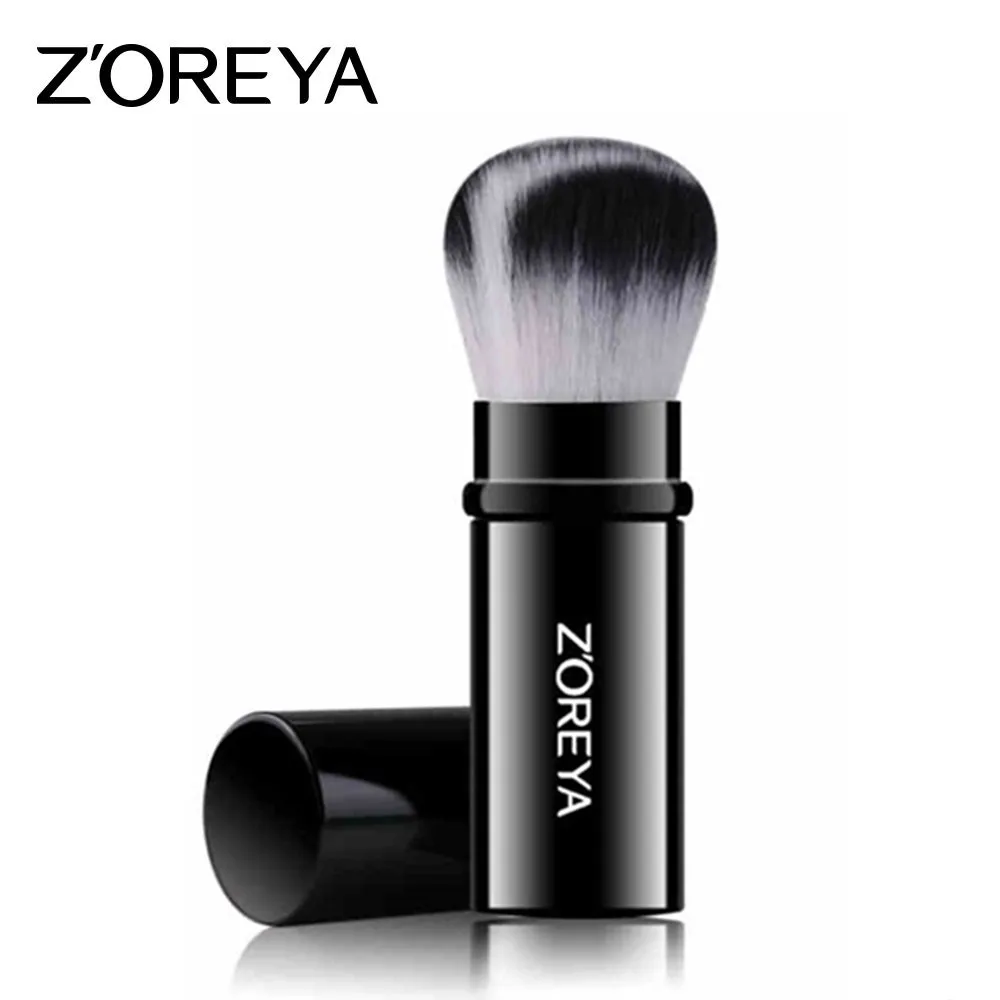 

ZOREYA Professional Retractable Powder Brush Durable Aluminium Used With Blusher Concealer Makeup Brushes Cosmetic Tool