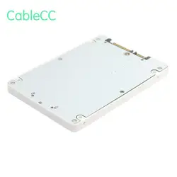 2,5 "SATA 22pin к Macbook A1425 A1398 MC975 MC976 MD212 MD213 ME662 ME664 ME665 SSD жесткий диск корпус белый