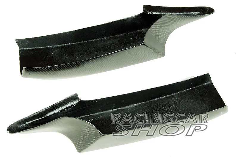 Real Carbon Fiber Front Lip Spoiler Splitters 1pair For BMW F34 GT Gran Turismo M-Sport Bumper 2014UP