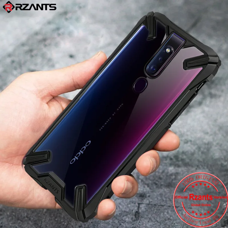 

Rzants Phone Case For OPPO F11 Pro Case Clear Hard Back Anti-Knock Protective Heavy Duty Slim Cover For OPPO F11 Pro