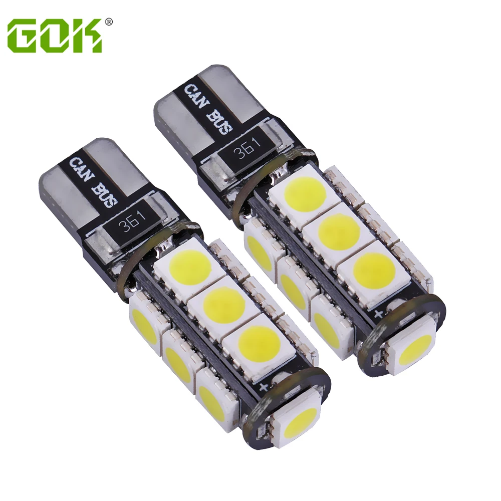 Бесплатная доставка 100 шт./лот t10 led canbus 5050 smd Автомобильные светодиодные лампы без