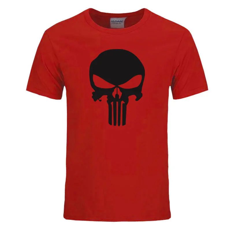 Marvel Avengers Punisher Skull T-Shirt Uomo