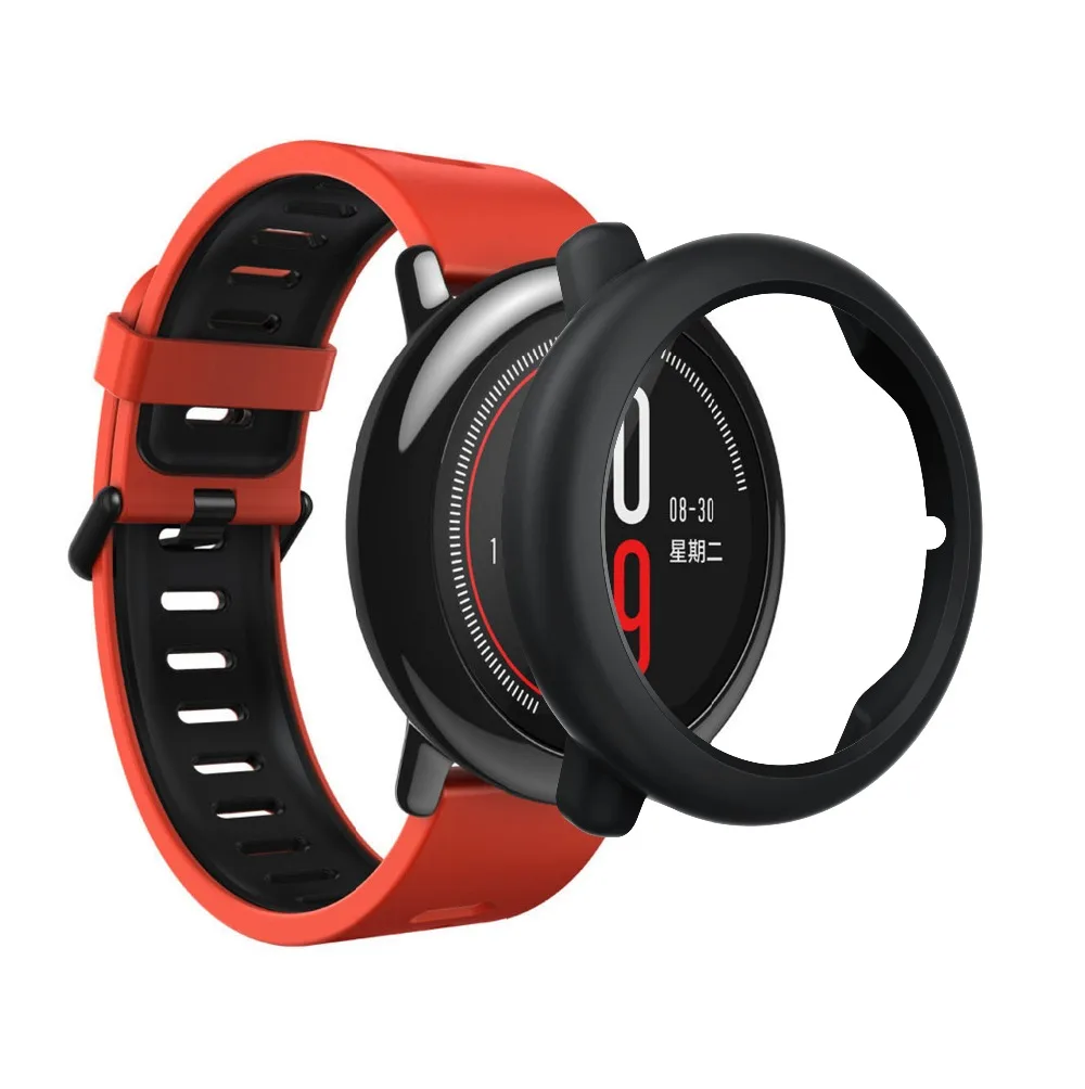 Красочная защитная рамка для HUAMI AMAZFIT Smart Watch, жесткий корпус из поликарбоната, чехол для Xiaomi Amazfit, аксессуары для часов