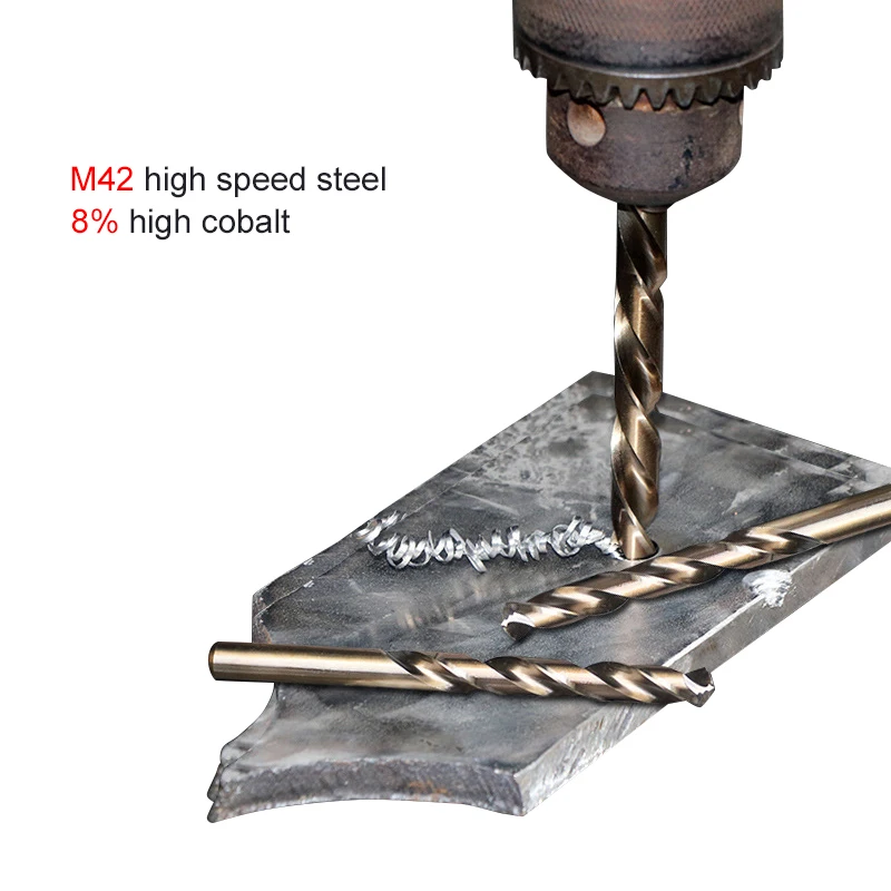 M42 HSS Сверло Набор для Metal содержат 8% высокое Кобальт Медь гладить Алюминий дерево Нержавеющая сталь бурении дрель биты