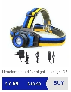 Powerfu фары светодио дный Перезаряжаемые Лобовая Фара 5 Вт/10 Вт фонарик лампа Headtorch Lanterna Рыбалка Отдых на природе Охота