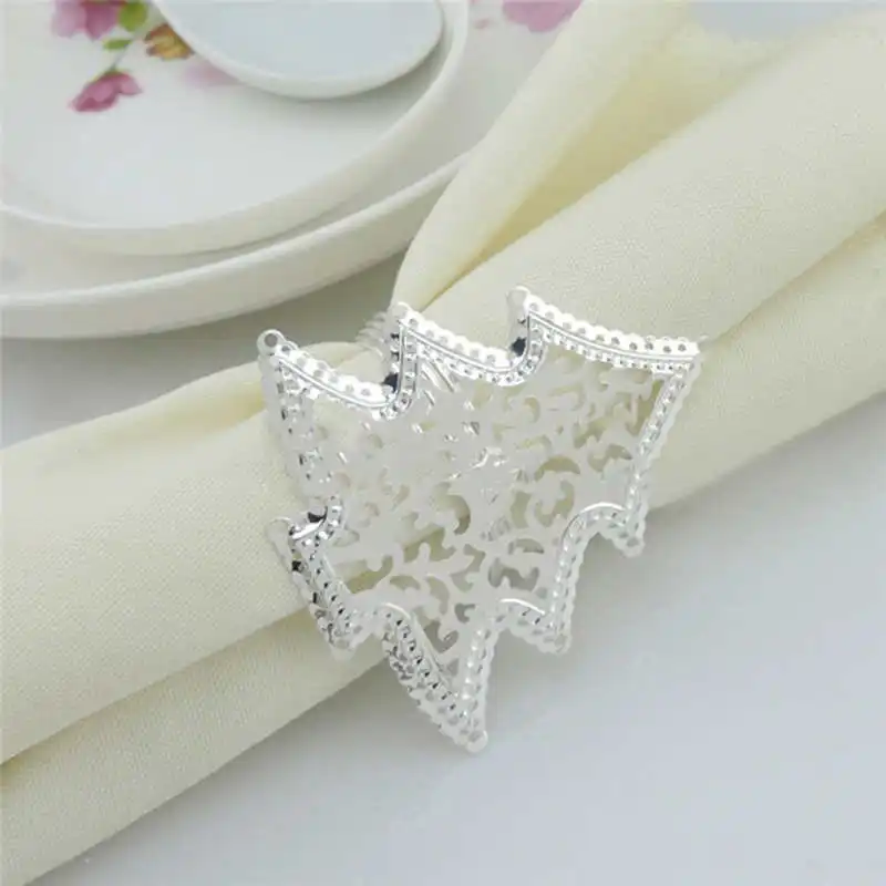 Christmas Santa Claus Napkin Ring Table Decor Napkin Holder for Christmas Dinner for wedding reception or dinner party #2n16 (19)
