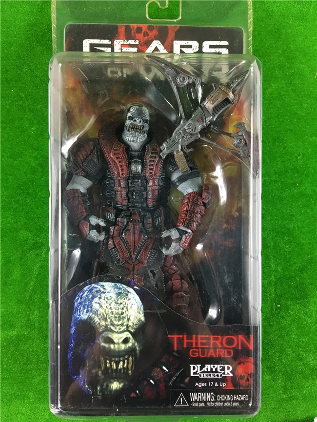 gears of war Theron Guard без шлема NECA оригинальные новые модели куклы 7 дюймов