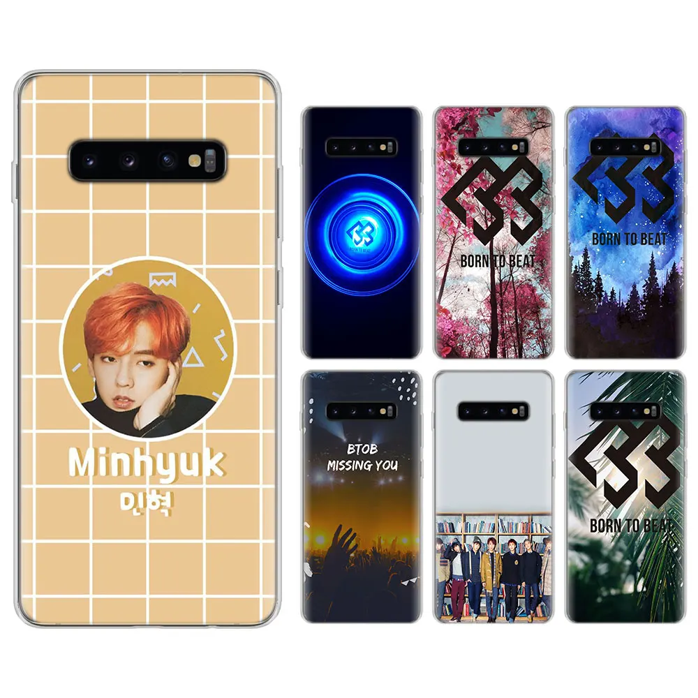 

BTOB Born To Beat Kpop Silicone case for Samsung Galaxy S8 S9 S10 S10 Plus M10 M20 S6 S7 edge TPU Soft Phone cases cover