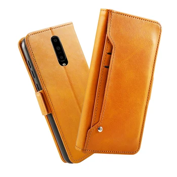 

For Oneplus 7 Case Romovable Retro PU Leather Flip Stand Rotate Card Holder Wallet Cover For One Plus 7 Case Magnetic Buckle