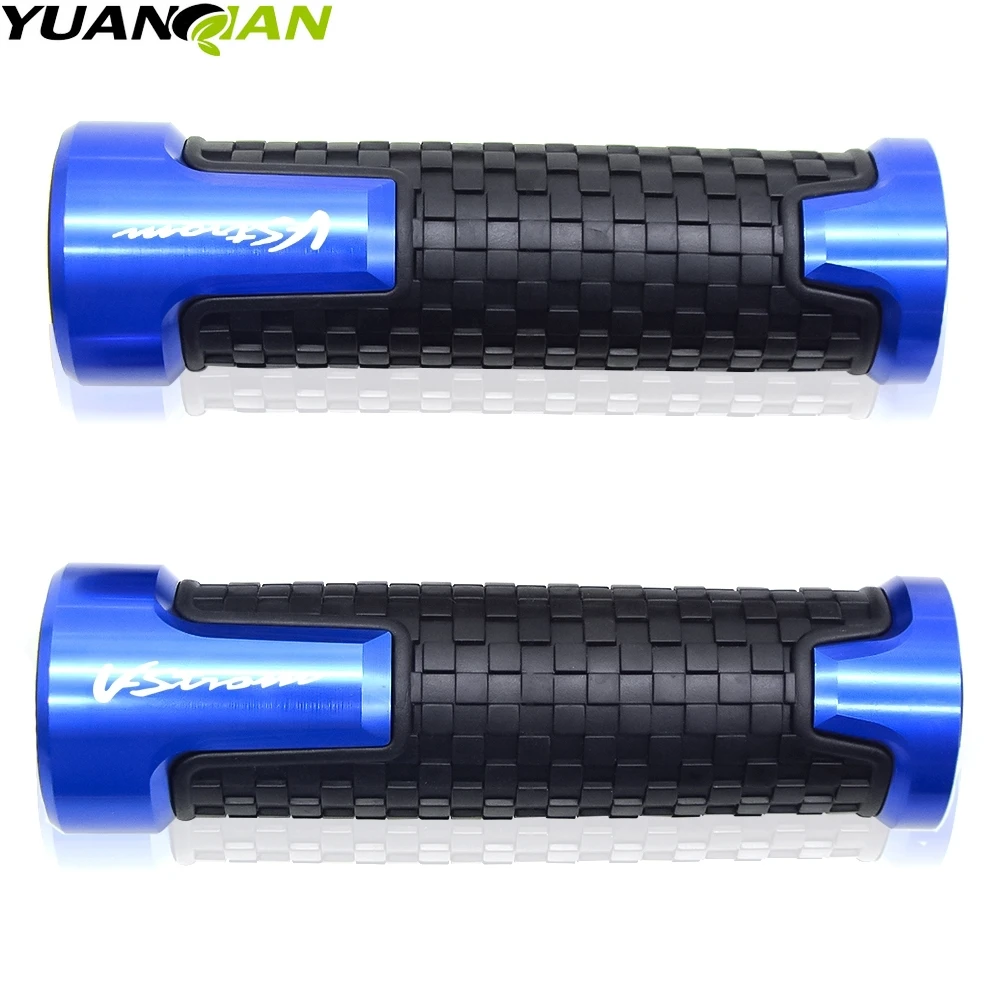 Blue 7/8 ''22 мм аксессуары для мотоциклов ручки для мотоцикла руль для SUZUKI DL650 V-Storm DL1000 650/XT 10000/XT VStorm - Цвет: Blue
