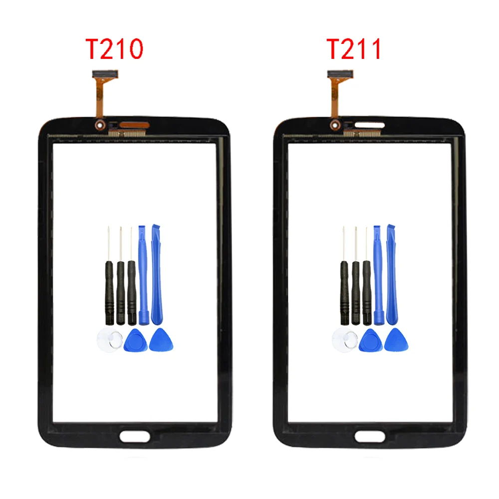 

Touch Screen Digitizer Panel For Samsung Galaxy Tab 3 7.0 T210 T211 Replacement With Tools