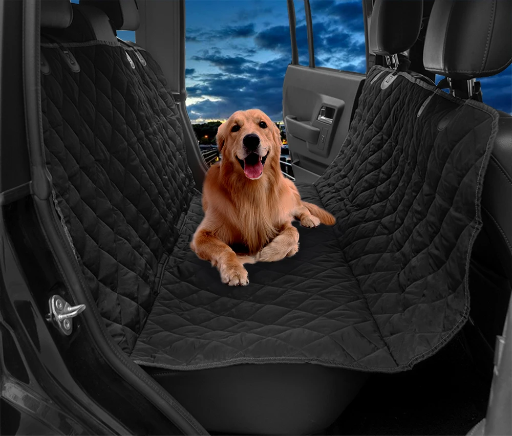 

Waterproof Quilted TPU Dog Car Rear Seat Cover Machine Washable Back Seat Protector