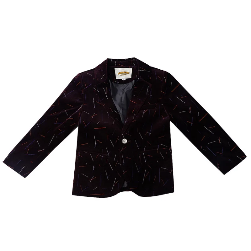

New Design Boys Formal Blazers Jacket School Kids Graduation Jacket for Boys Children Formal Wedding Suits Blazer Boys Jacket