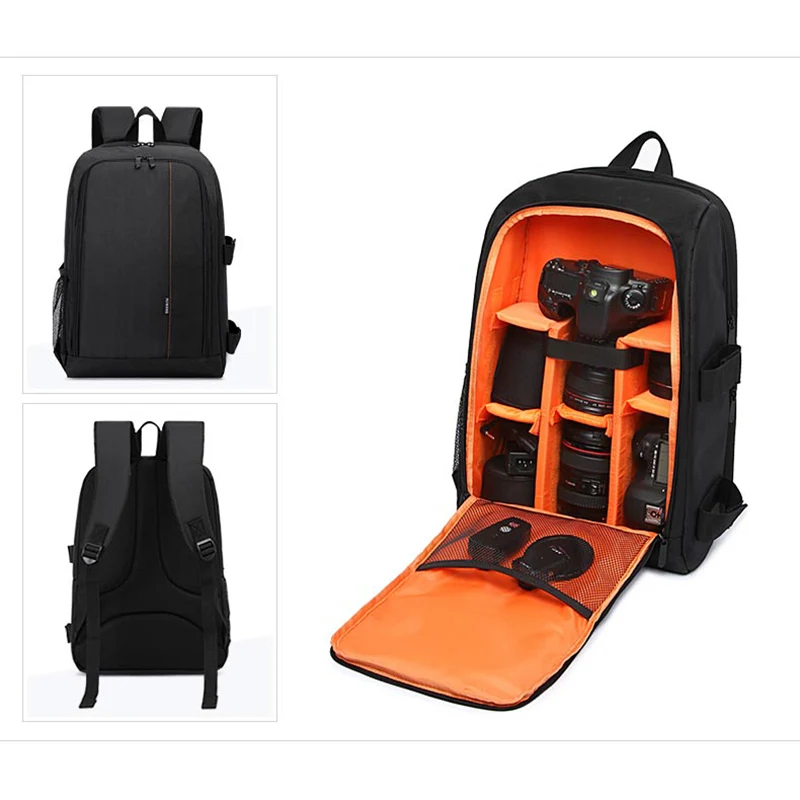 

New Style Fashion Outdoor Photography Backpack Cameras Bags Waterproof Nylon Bag Clibing Travel Package For Nikon Canon Camera