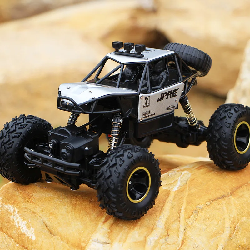 28Cm Rc Car 1/16 4Wd 4X4 Driving Car Double Motors Drive Bigfoot Car Remote Control Car Model Off-Road Vehicle Toy