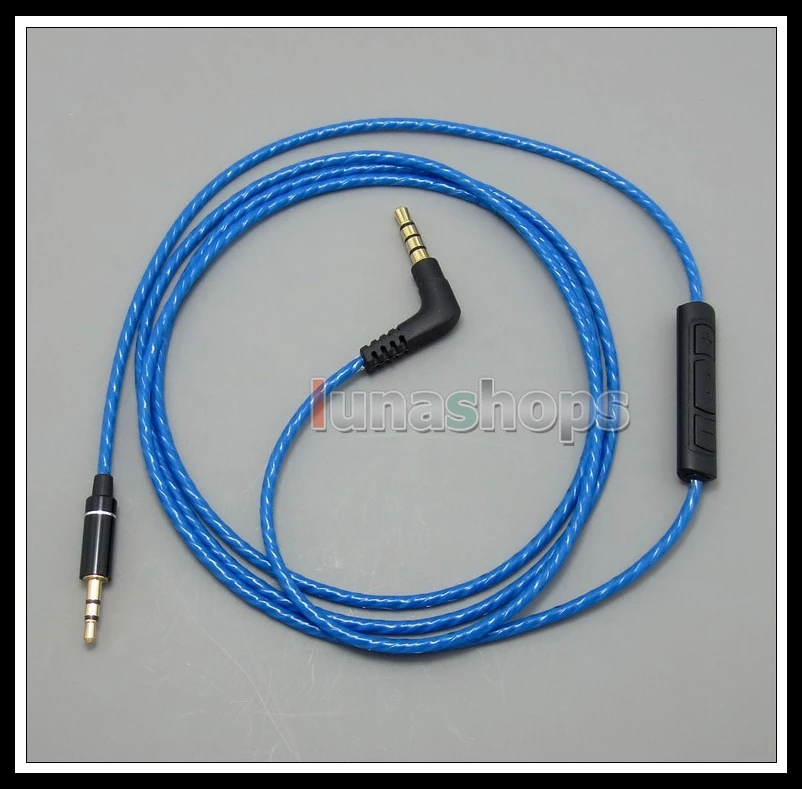 3 5mm 2 5mm male Cable Remote Mic for iphone Android to AE2 AE2i AE2w oe2 oe2i QC25 Headphone LN004885