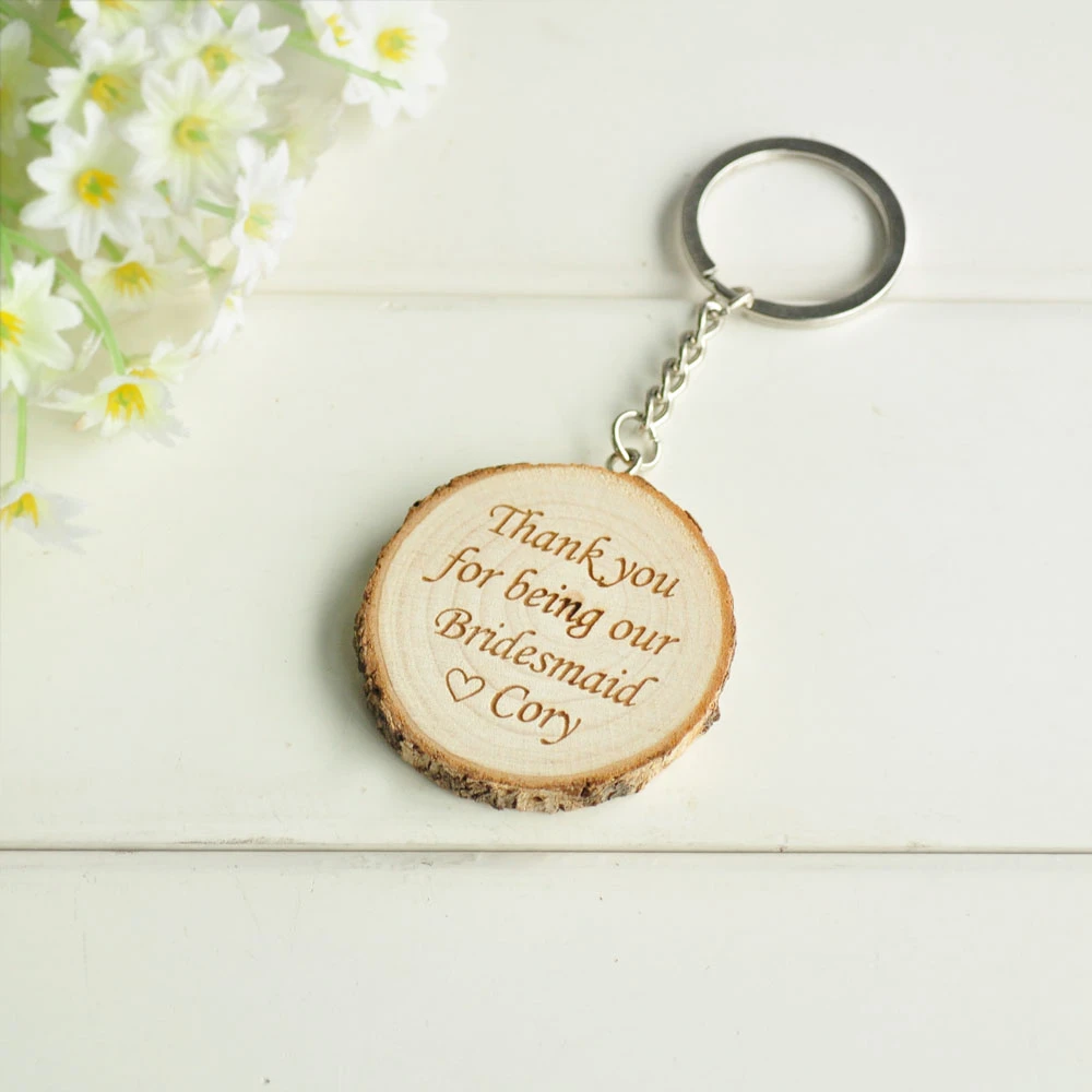 Personalized Wooden Keychains Wedding Favors Friendship Keychains Bridesmaids Gift Wedding Gift Ideas Party Favors Aliexpress
