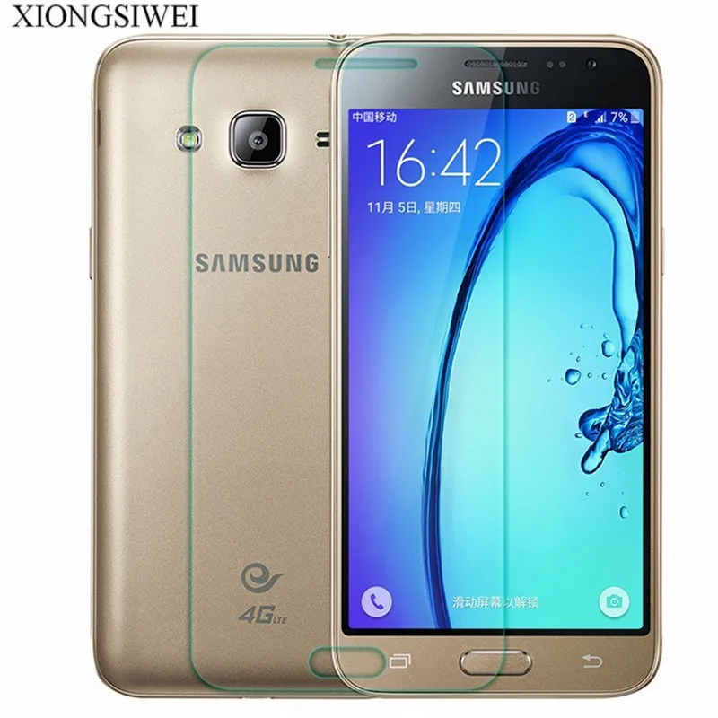 Закаленное стекло для Samsung Galaxy J3 2016 J320F J320FN J320H/DS Чехол Премиум Защита экрана Капа