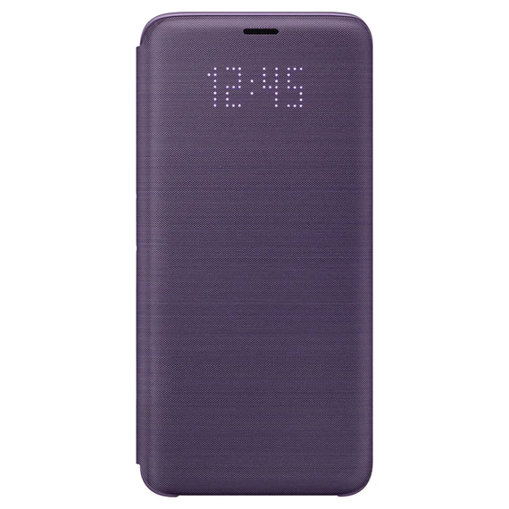 Светодиодный Чехол-бумажник для samsung Galaxy S9, G9600, S9+ S9 Plus, G9650, умный откидной Чехол - Цвет: Purple