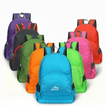 Men Women Nylon Waterproof Ultra Light Backpack Outdoor Cycling Rucksack Sports Folding Travel Packs Mochila Student