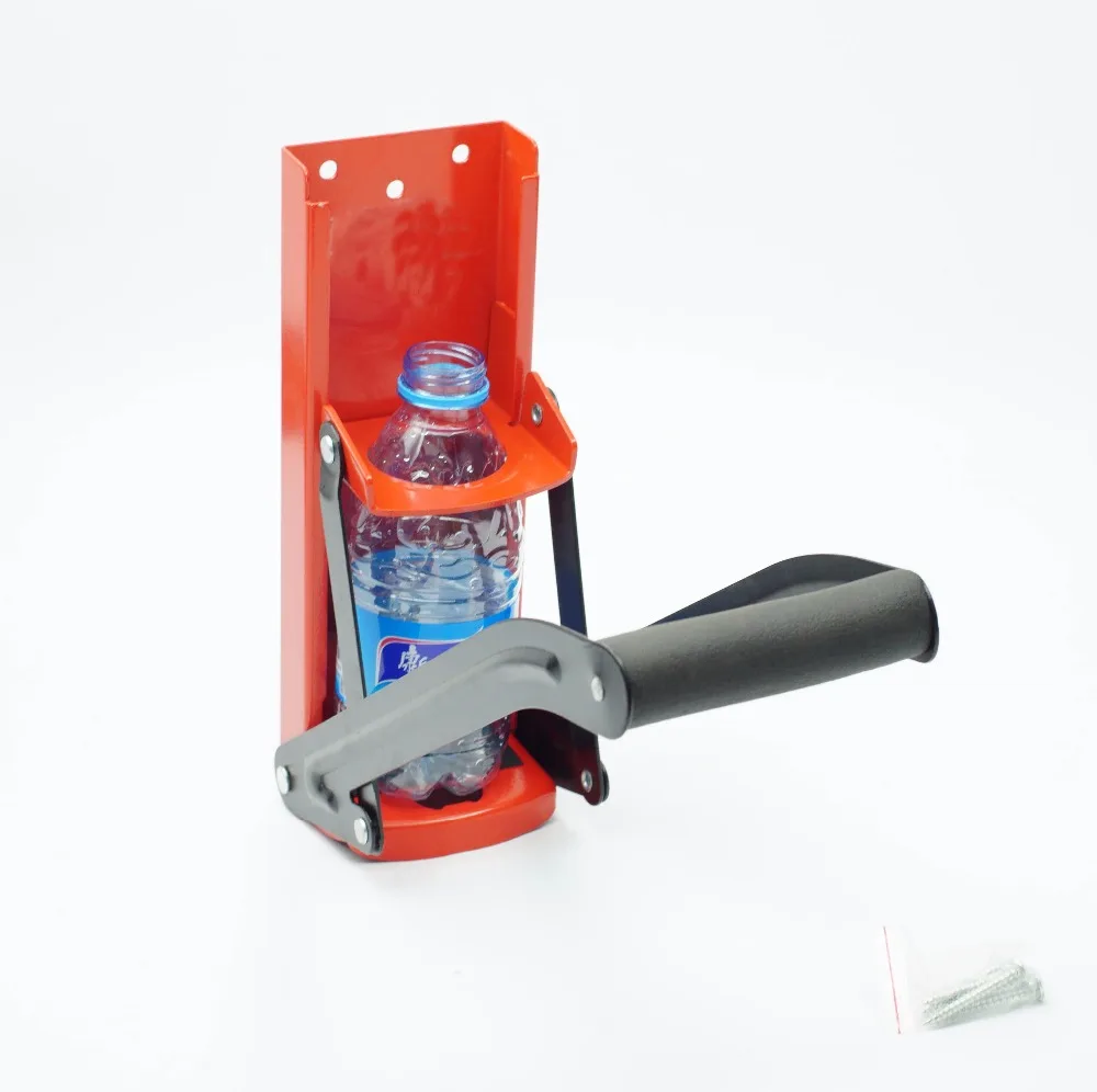 

500ml Plastic Bottle crusher heavy duty also suitable for 16oz&12oz cans&tins use 16 oz Metal Can Crusher/Smasher Crushed Cans