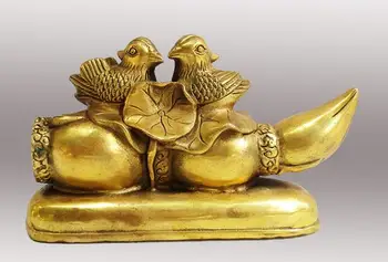 

9cm pure copper Animal lotus root home creative craft ornaments