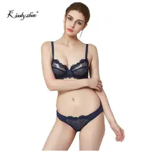 Модные бюстгальтеры с вышивкой, нижнее белье для женщин, набор размера плюс, сексуальное женское белье, чашка C D, ультратонкий прозрачный бюстгальтер, кружевное нижнее белье бюстгальтер, комплект черного цвета