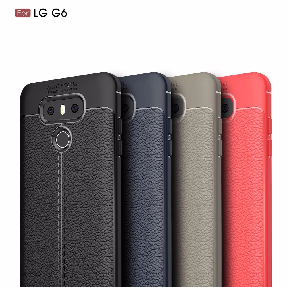 Voor-Telefoon-Case-LG-G6-2017-Cover-H870-H873-Litchi-Patroon-Case-Zachte-TPU-Wolfsay-Case (2)