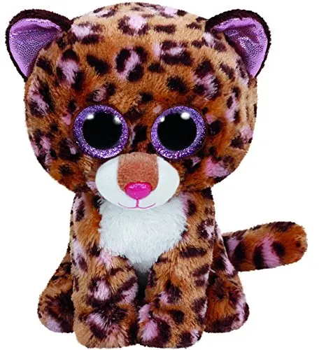 Леопард Тигр Леона Таша Dotty гламурный Тесс Азия патчи сиднейские плюшевые игрушки с большими глазами чучело 15 см 6'' - Цвет: Patches