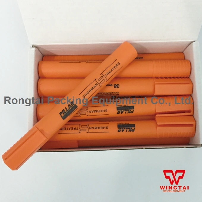 

5 pcs/lot sherman corona treater surface test pen 38/40/42/44 dyne/cm