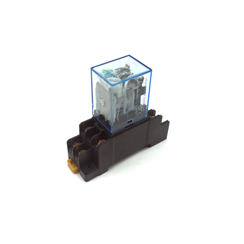 

220VAC Coil Power Relay MY2NJ HH52P-L 8PIN 5A With PYF08A Socket Base