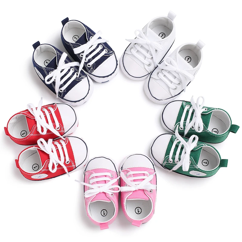 Милые ботиночки для младенца мягкая подошва тканевые ботиночки для малышей противоскользящие легкая обувь для новорожденных Для