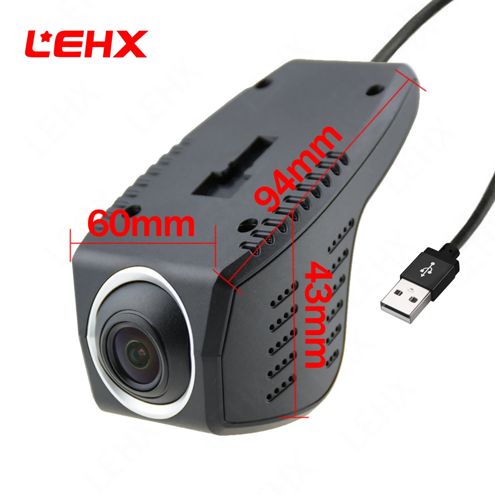 Автомобильные видеорегистраторы LEHX ADAS для автомобилей HD 1080p автомобильные