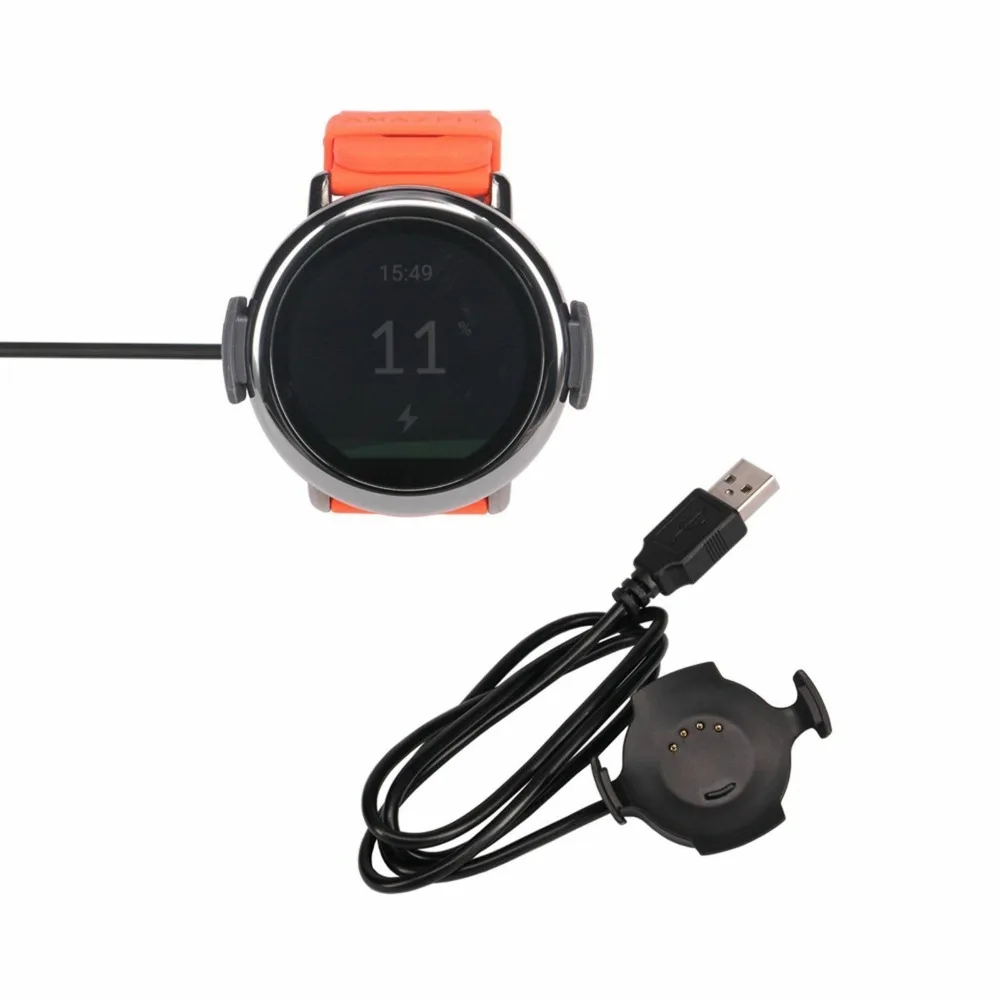 Смарт-часы usb зарядное устройство Колыбель Док-станция кабель USB зарядный зажим для Xiaomi Huami AMAZFIT Pace Sports