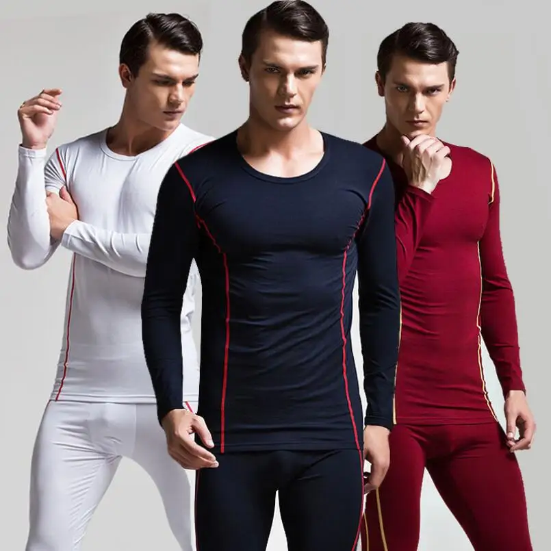 Superbody tops+pants Fashion compression Men quick drying breathable