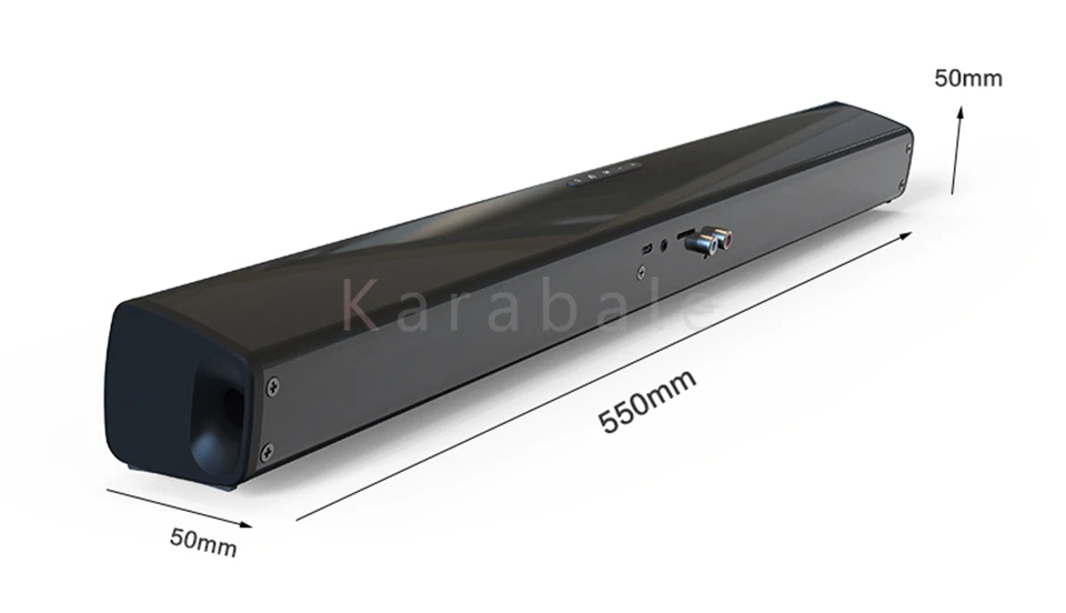 20 W Bluetooth динамик для домашнего кинотеатра Soundbar Супер Низкие частоты, портативный Беспроводной Компьютер ТВ-динамики сабвуфер с микрофоном FM радио