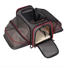 CAMMITEVER кофе черная собака Оксфорд ткань многофункциональное приспособление для переноски сумка сетка дорожная сумка для собаки кошки переноска для кролика корзина