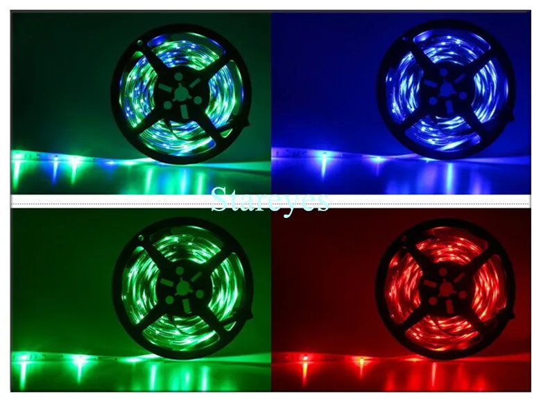 20 шт SMD 3528 2835 60 светодиодный/M RGB Светодиодные ленты лента 5 м 300 светодиодный IP65 Водонепроницаемый вспышка светильник Строка Светодиодный светильник строка светильник ing полосы