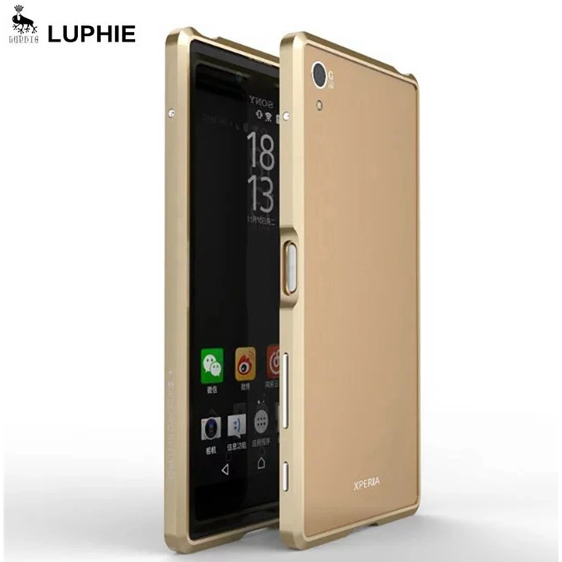 Для Sony Xperia Z5 Premium Случае Luphie Металлический Бампер z5 premium 5.5 ''' Алюминиевая Рама