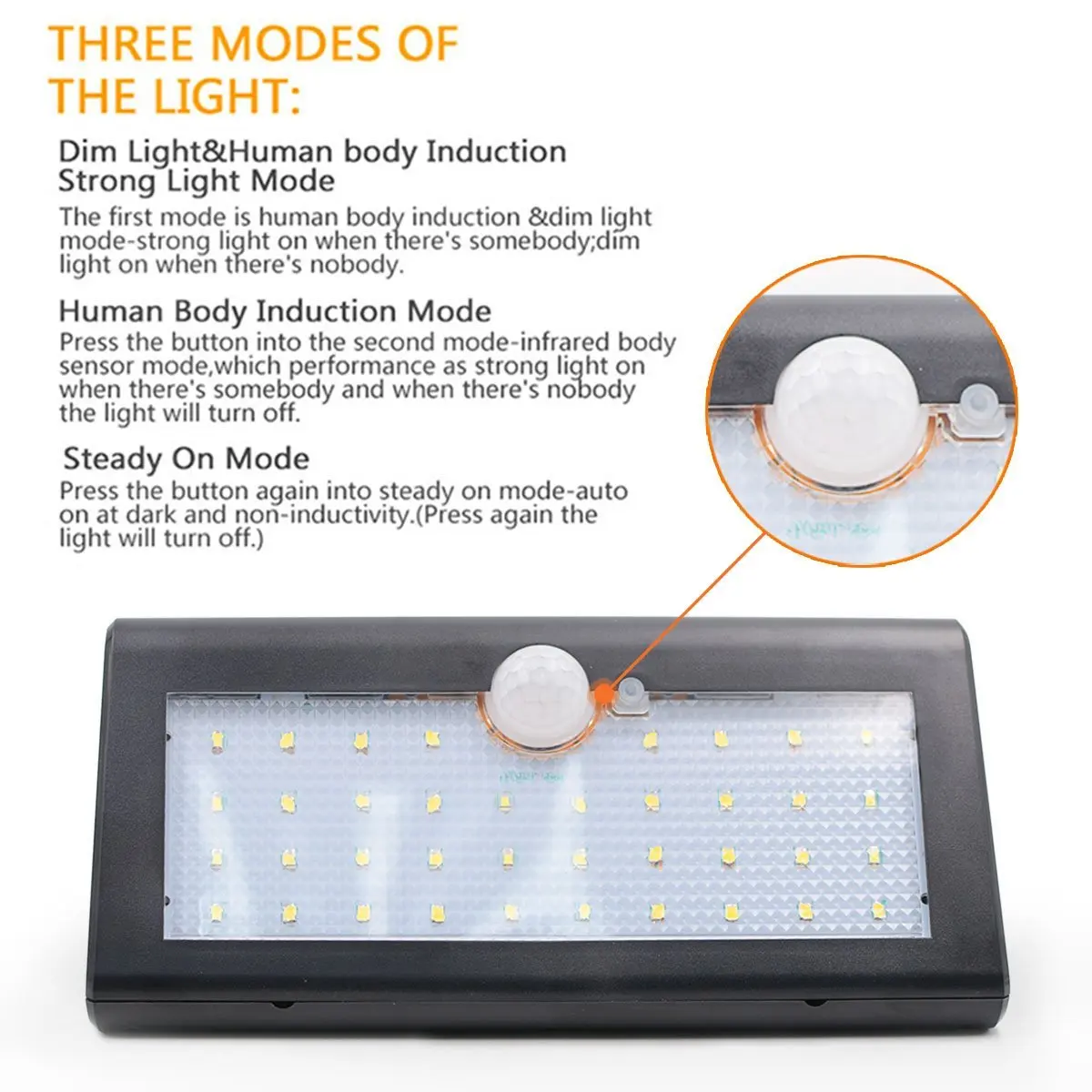 Sensor de Movimento sem Fio Decoração do Jardim ao ar Dcoo Lâmpadas Solares Leds Brilhante Livre Luz Solar Lâmpada Solaire Jardim Lumbrera Energia Luminaria Lampada Led Energy Saving Lamp 38 9 Lâmpadas solares