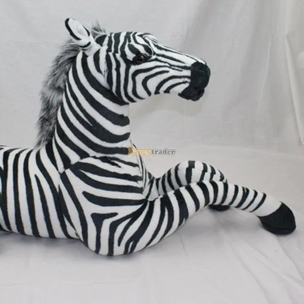 Fancytrader 43'' 110cm Jumbo Lovely Stuffed Soft Plush Cute Simulated Zebra, Free Shipping FT50617 (4)