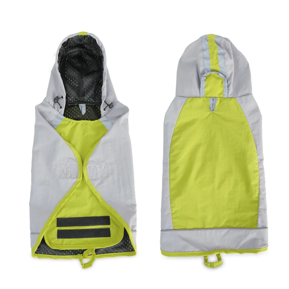 

Large Dog Clothes Raincoat Waterproof Polyester Rain Cape Pet Clothing For Big Dogs Hooded Jacket Poncho Pet Rain Coat S-7XL