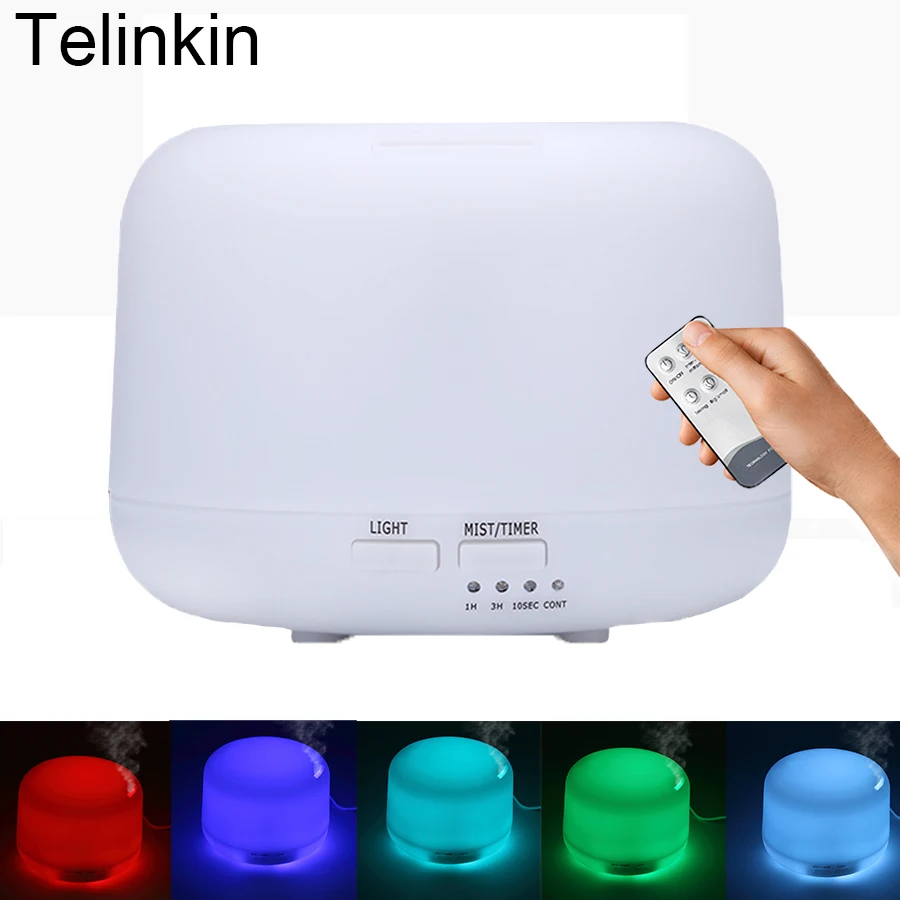 

Telinkin Remote control 300ML ultrasonic air aroma humidifier and lantern electric aromatherapy essential oil diffuser