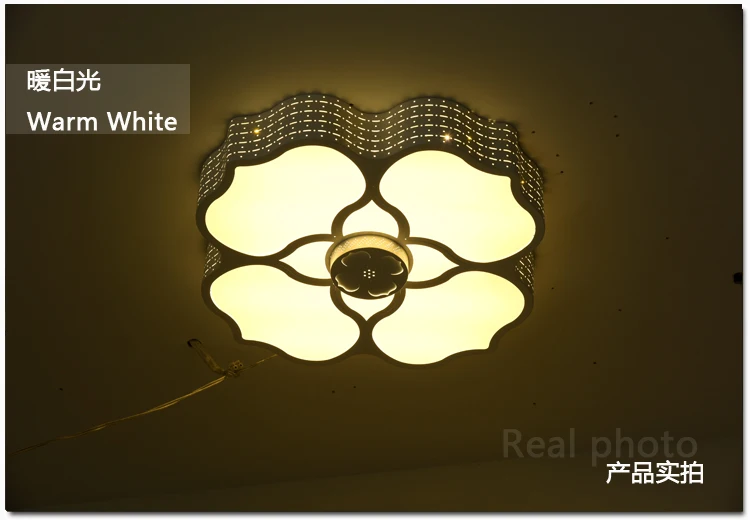 Современные светодиодные потолочные светильники Цветок stype Железа спальня лампы для гостиной кухня лампа балкон потолочный светильник